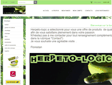 Tablet Screenshot of herpeto-logic.com